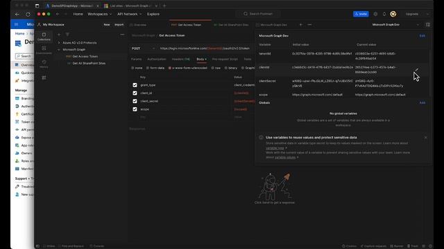 Retrieve Microsoft Graph Access Token & All SharePoint Sites with MS Graph API using Postman смотреть онлайн