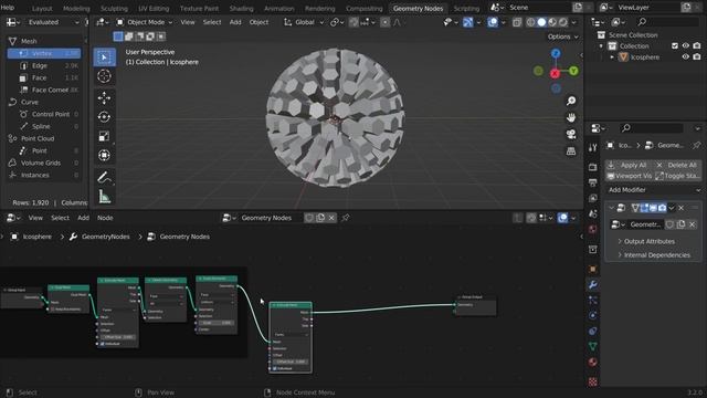 Einführung in Geometry Nodes: Dual Mesh [Blender-Tutorial] смотреть онлайн