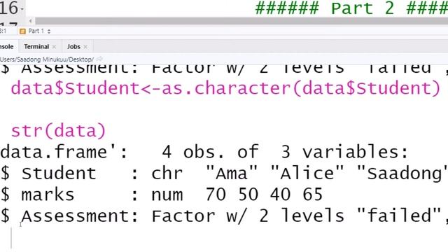 How to covert character variables to factors or numeric format and vice versa in R or RStudio смотреть онлайн