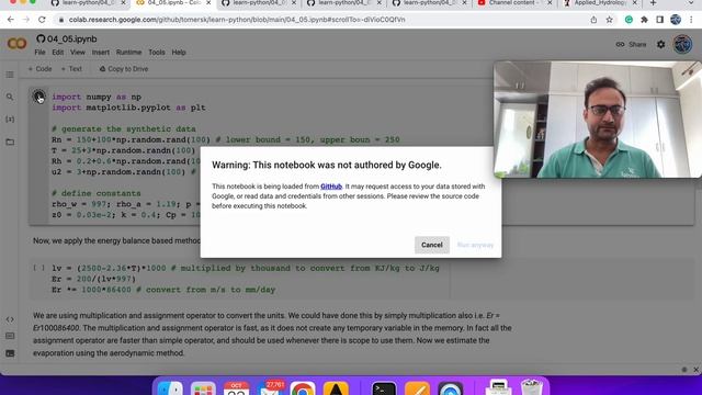 Computing Evaporation in Python смотреть онлайн