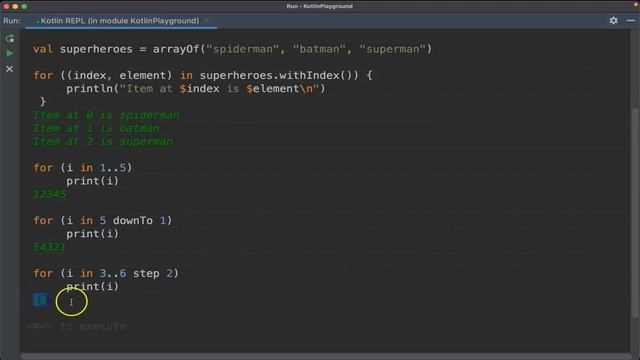 Loops in kotlin - Kotlin High-Quality Crash Course for Android Developers смотреть онлайн