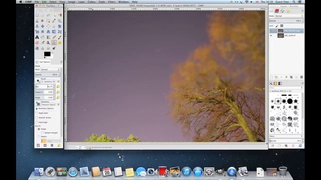 How to Remove Light Pollution Using GIMP смотреть онлайн