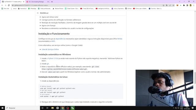 COMO INSTALAR STABLE DIFFUSION NO PC WINDOWS TUTORIAL -CRIADOR DE IMAGEM DE GRAÇA смотреть онлайн