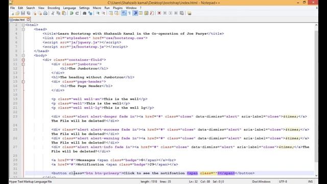 Bootstrap training Part 18 - Labels and Badges (1-65) смотреть онлайн
