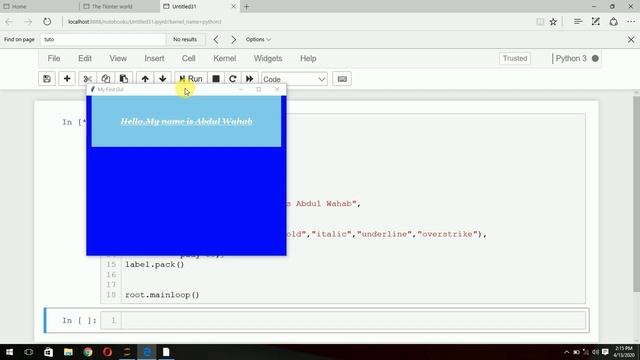 Tkinter Python GUI Tutorial (Part 2)| Introduction to Tkinter смотреть онлайн