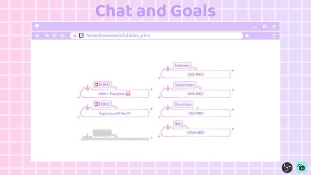 Unicorn cat - Chat and Goals for Stream - Twitch/Facebook Chat Box смотреть онлайн