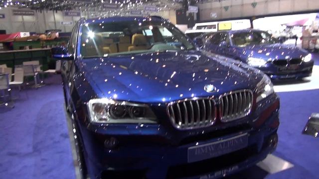 BMW ALPINA XD3 BiTurbon in superdetail exterior Geneva Salon 2013 смотреть онлайн