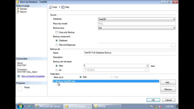 SQL Server 2012 - How To Backup and Restore смотреть онлайн