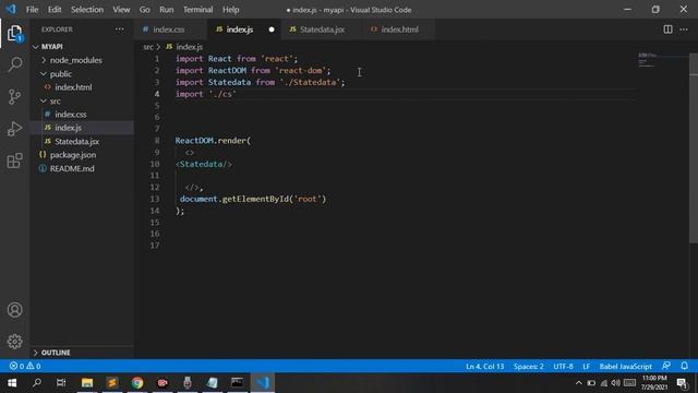 Introduction of Hook and useState in Reactjs| Count Number using useState. смотреть онлайн