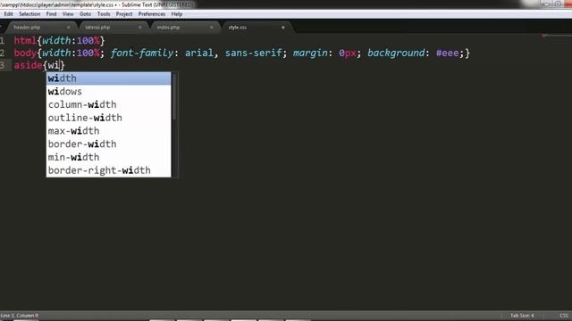 PlayList com HTML 5 e PHP - Aula 3 (Template - Admin) смотреть онлайн