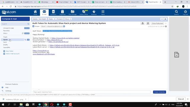 How to get token from Blynk смотреть онлайн