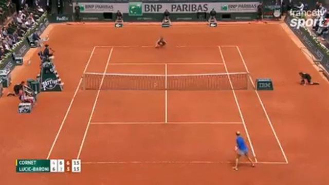 Alizé Cornet au service смотреть онлайн