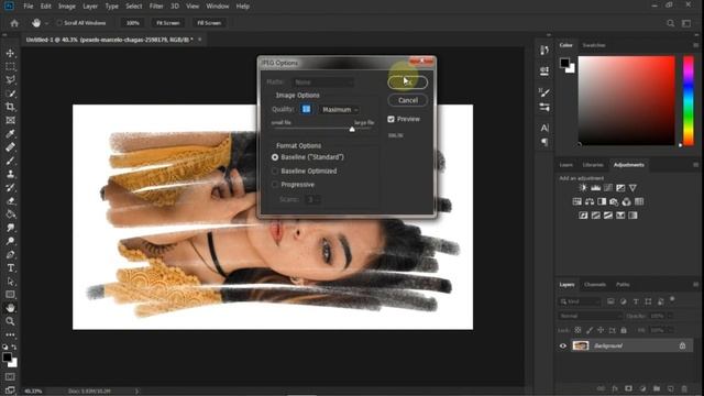 Halftone Splash Effect In Adobe Photoshop | Easy Tricks | 2021 смотреть онлайн