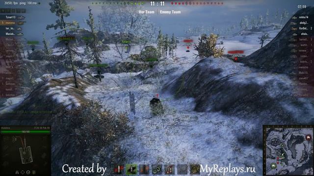 WOT: Arctic Region - FCM36 Pak40 смотреть онлайн