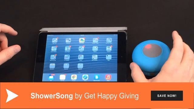 ShowerSong Bluetooth Waterproof Wireless Shower Speaker - How To Pair With Your Device Video смотреть онлайн