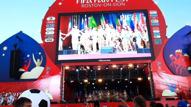 Art-ballet ISADORA ЧМ-2018 ПО ФУТБОЛУ FIFA FAN FEST ОТКРЫТИЕ смотреть онлайн