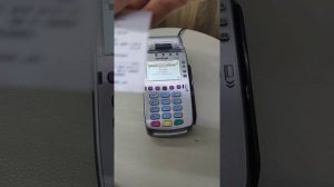 Оплата по терминалу картой