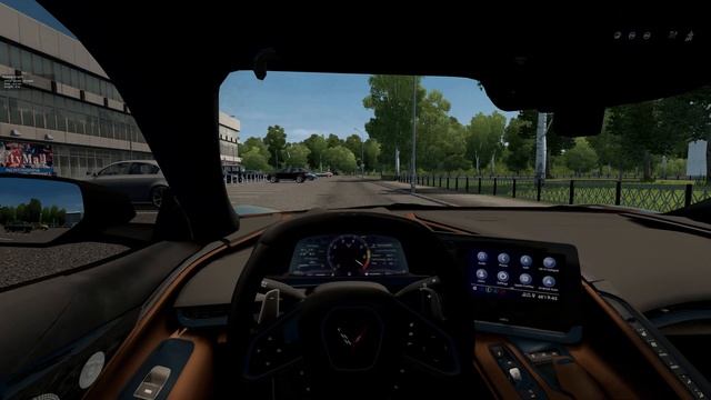 2020 Chevrolet Corvette C8 - City Car Driving | Logitech G29 смотреть онлайн