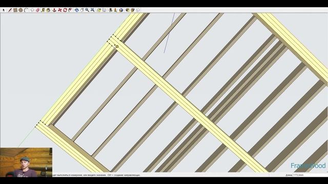 Перекрытие пола каркасной бани 5-4, как сделать пол в каркасной бане. смотреть онлайн