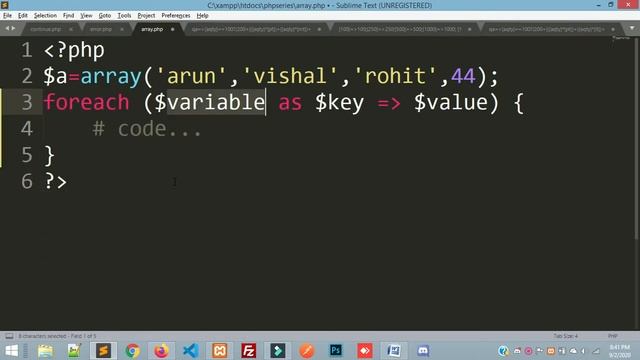 Index Array In Php (Hindi) смотреть онлайн