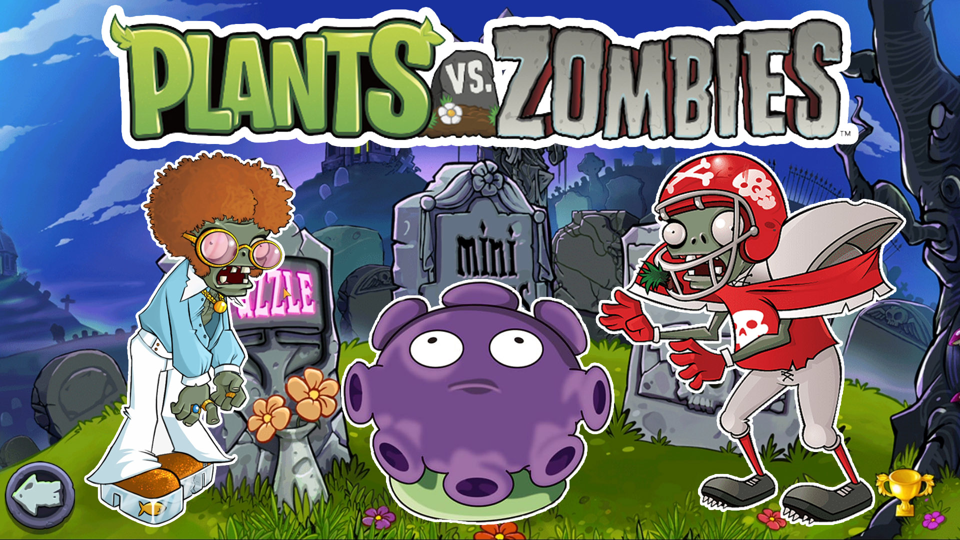 Растения против Зомби Последняя Ночь| Plants vs Zombies Last Stand Night смотреть онлайн