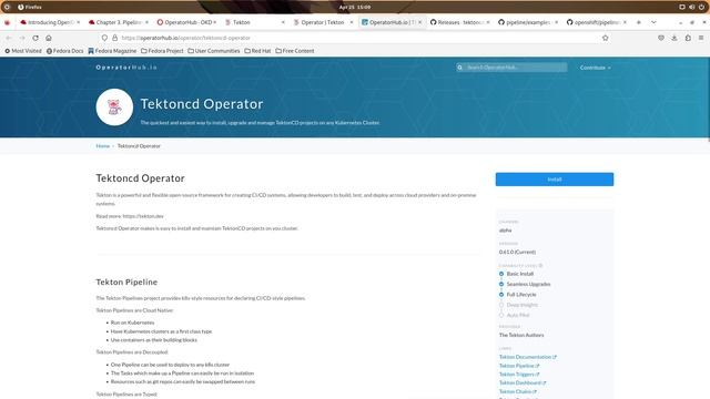 OKD | Instalación de Tekton смотреть онлайн