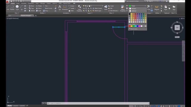 AutoCAD | Aplicando cores e espessuras de linhas no desenho смотреть онлайн