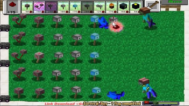 All Pea Minecraft Vs All Zombie Minecraft Plants Vs Zombies