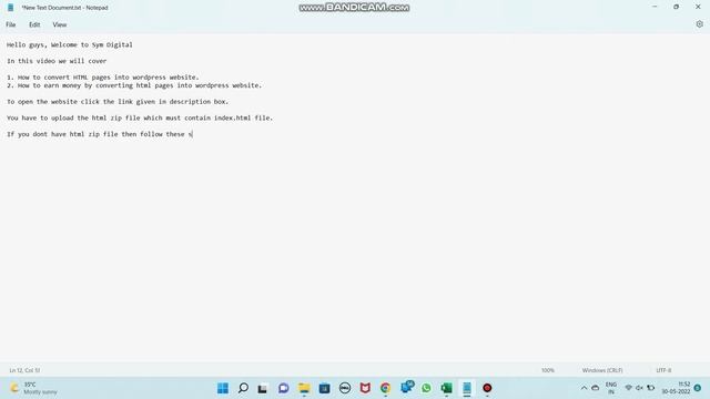 EARN MONEY BY CONVERTING HTML TO WORDPRESS | WORDPRESS | HTML смотреть онлайн