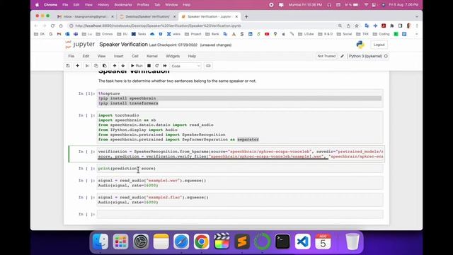 How to Run Speaker Recognition Recipe using SpeechBrain | A PyTorch Powered Speech Toolkit смотреть онлайн