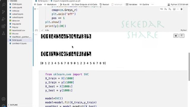 Support Vector Machine (SVM) + Python + Scikitlearn смотреть онлайн