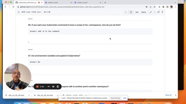 Kubernetes Interview Questions 45-48: encryption, pod to pod communication, scaling, namespaces смотреть онлайн