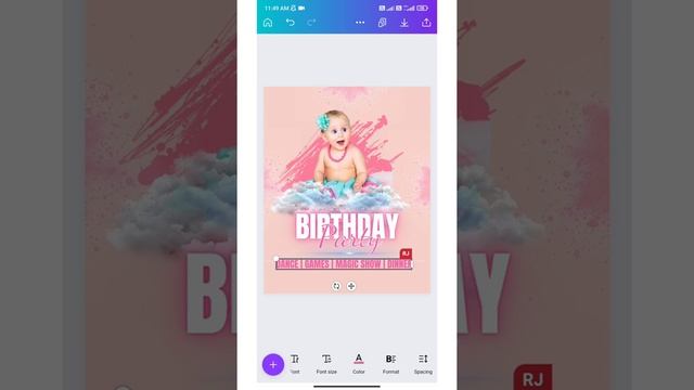 Birthday Flyer Design In Canva смотреть онлайн