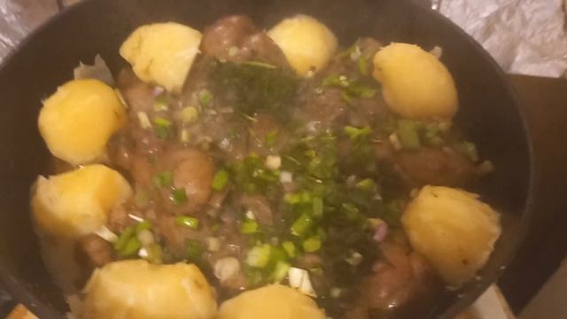 Тушеные ПОЧКИ с картошкой - КАУРДАК - люблю покушать смотреть онлайн