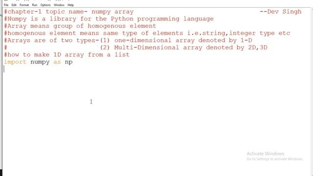 Numpy Array class 12 смотреть онлайн