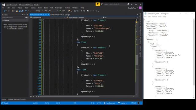 How to read a Json file in C# and write a text file using C# and Newtonsoft.Json смотреть онлайн