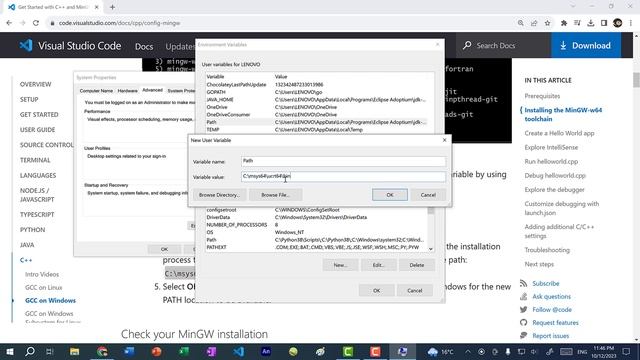 How to set up C++ in Visual Studio Code смотреть онлайн