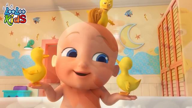 Splish, Splash! Bubble, Bubble - LooLoo Kids Nursery Rhymes and Kids Songs смотреть онлайн