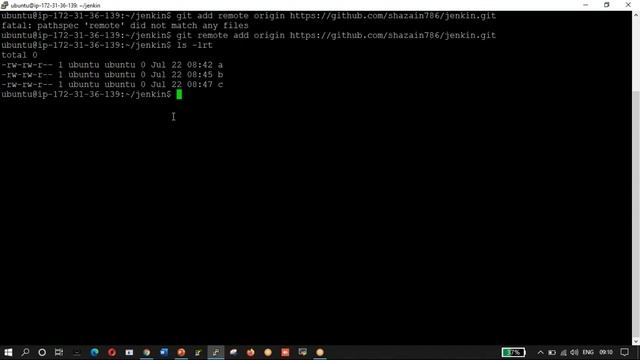 Create remote repository using github in AWS ubuntu instance смотреть онлайн