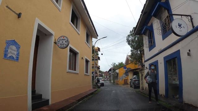 Goa | Panjim-Fontainhas | 4k Drive | Goa During Rainy Season | During Tauktae | смотреть онлайн