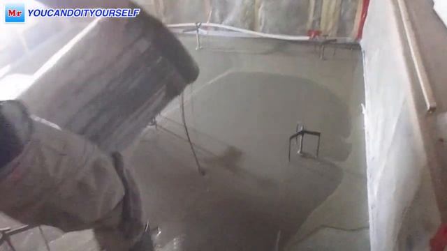 How To EASY Leveling Concrete Floor with Screed Leveling Tripods use Mapei DIY смотреть онлайн