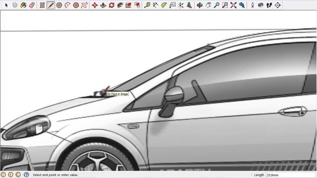 Sketchup Car 3 Importing a Picture смотреть онлайн