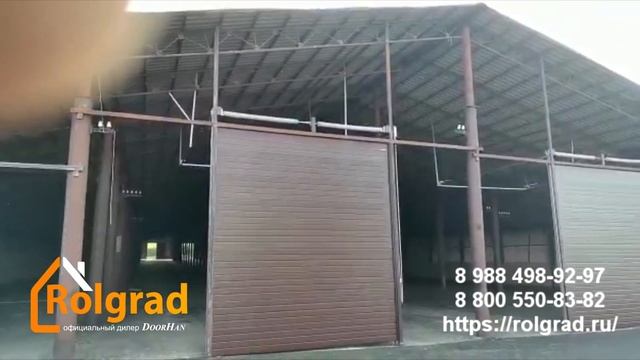 Промышленные секционные ворота на зернохранилище х.Ежовка Волгоградская область. ФИНАЛ. смотреть онлайн
