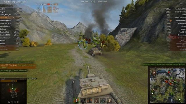 World of Tanks 8.7 : SU-122-44 Gameplay 2 ( 6 kills, TopGun and sniper) смотреть онлайн