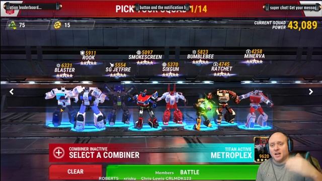 How to level a team to beat HQ18 Transformers Earth Wars смотреть онлайн