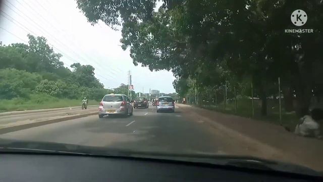 A Trip From Airport Residential Area Ghana, Through Kanda Highway To Nima Round About. #accra#ghana