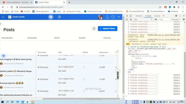 how to Delete All Facebook Page Posts in One Click || 2021 смотреть онлайн