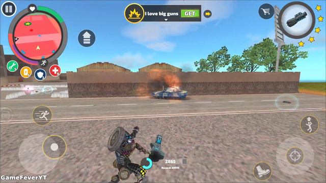 Rope Hero: Vice Town (Transformer Robot Bike Fight Police Car Robot) Bike RPG - Android Gameplay HD смотреть онлайн