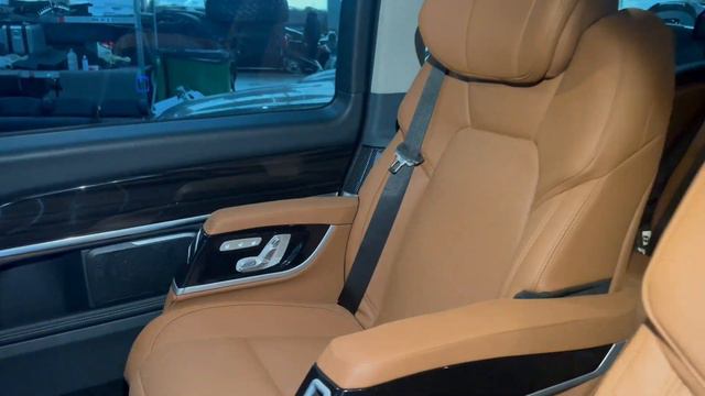 V-class, Vito W447 - комфортный салон в стиле Майбах сине-коричневый смотреть онлайн
