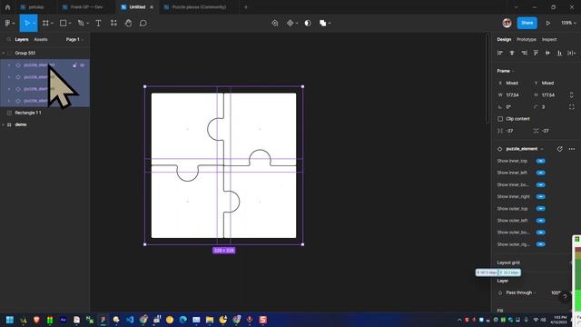 Puzzle - Cómo hacer un rompecabezas de una imagen o foto en figma смотреть онлайн